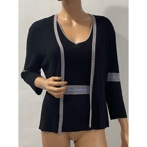 Shu+shu Petite Cardigan 2 Piece Size Large